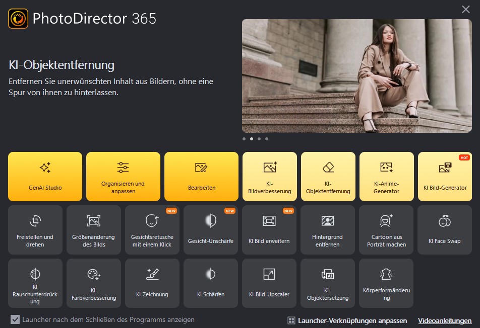PhotoDirector — Bilder bearbeiten mit dem besten KI-All-in-One-Bearbeitungsprogramm